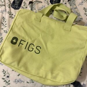 Figs Bright Green Carryall Tote